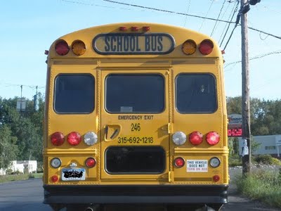 rear of bus